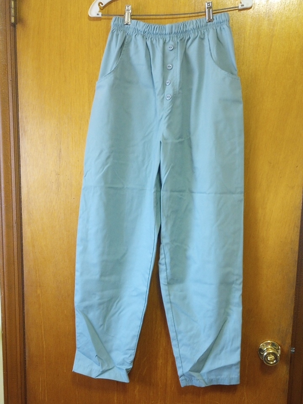 Life Uniform Sage Green Polyester & Cotton Medium Scrub Pants w/ Pockets